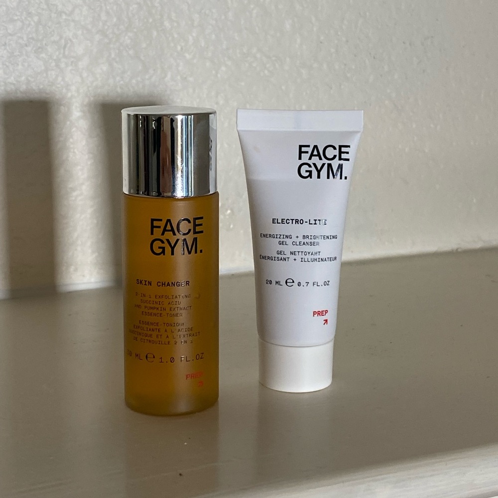 Facegym electrolite face wash & Changer 2-in-1 Succinic Acid Essence-Toner